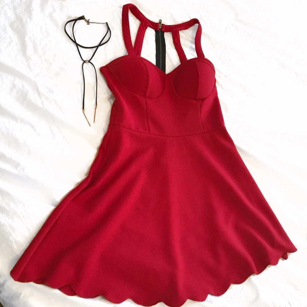 Red dress